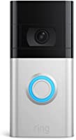 【Amazonデバイス】Ring Video Doorbell 4 (リング ビデオドアベル4) | 外出先からも応答可能、スマートフォン対応 インターホン・ドアホンの代わりに、デバイス盗難補償付き